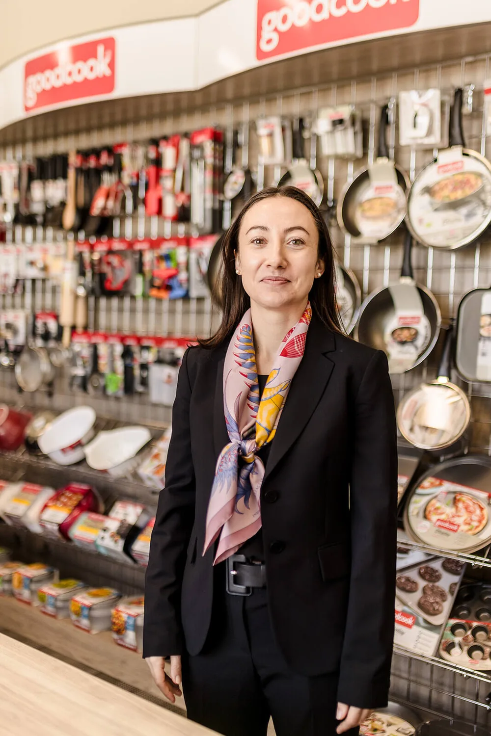 Brand portrait inside a retail environment