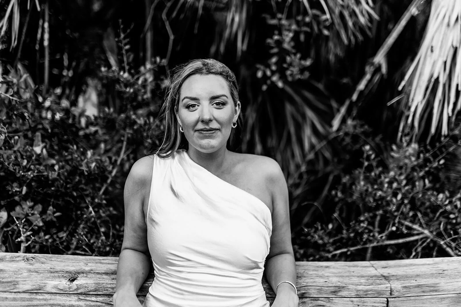 Black and white couples portrait